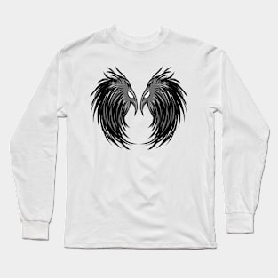 Raven Heart Long Sleeve T-Shirt